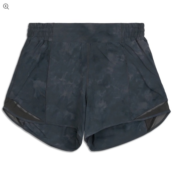 Women’s Lululemon Hotty Hot High Rise 4” Lined Blue Tie Dye Shorts Size 4 - Picture 10 of 10